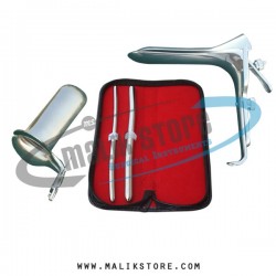 Hegar uterine dilator set 2pieces 7-8, 11-12, grave large, collin large